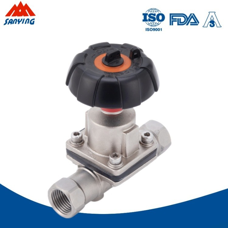 BSP/NPT Female Thread Manual Straight Sanitary Diaphragm Valve best